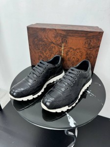 Крокодиловые кроссовки Stefano Ricci