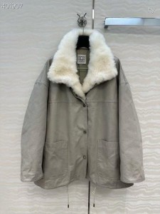 Женская парка Toteme бежевая