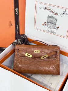 Сумка Hermes Kelly Pochette Gold