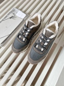 Кроссовки на меху Brunello Cucinelli