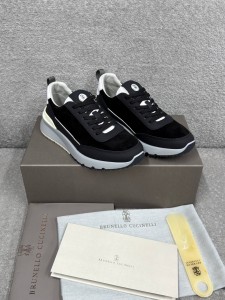 Мужские  кроссовки Brunello Cucinelli  черные