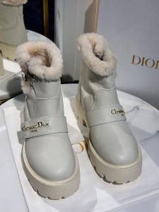 Женские ботинки Christian Dior белые