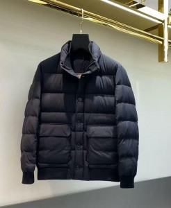 Мужской пуховик Loro Piana черный