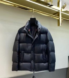 Мужской пуховик  Zegna черный