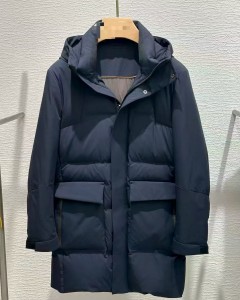 Мужской пуховик Loro Piana синий