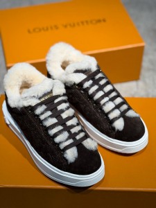 Кеды на меху Louis Vuitton