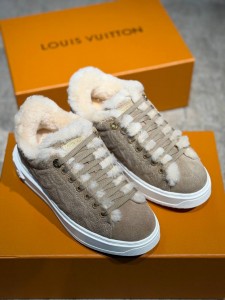 Кеды на меху Louis Vuitton