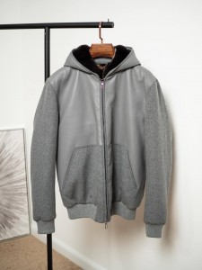 Кашемировый бомбер с мехом Loro Piana