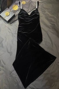 Женское платье Saint Laurent черное