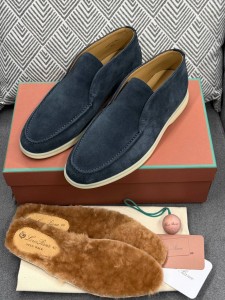 Мужские лоферы Loro Piana синие