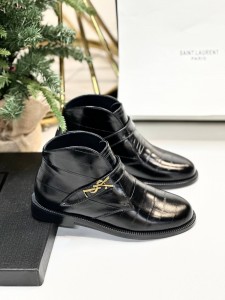 Женские ботинки Saint Laurent черные