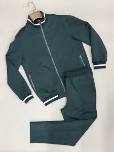 Мужской спортивный костюм Kiton зеленый