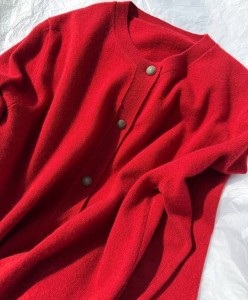 Женский кардиган Loro Piana красный