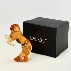 Хрустальная статуэтка Lalique оранжевая