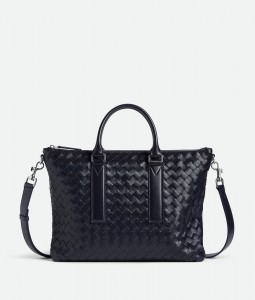 Мужской портфель Bottega Veneta черный