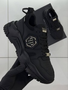 Мужские кроссовки Philipp Plein черные