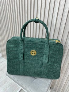 Мужской портфель из кожи крокодила Stefano Ricci