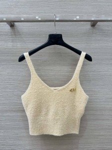 Женский топ Louis Vuitton бежевый