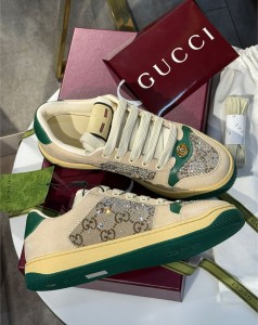 Женские кеды Gucci черные