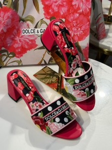 Женские боссоножки Christian Dior красные