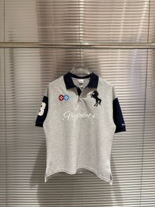 Мужское поло Protocol Index серое