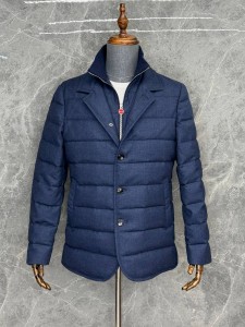 Мужская куртка Kiton синяя