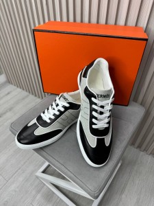 Мужские кеды Hermes черные