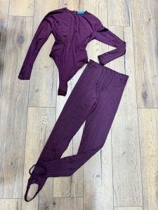 Женский костюм Mugler фиолетовый