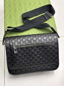 Мужская сумка мессенджер Gucci черная