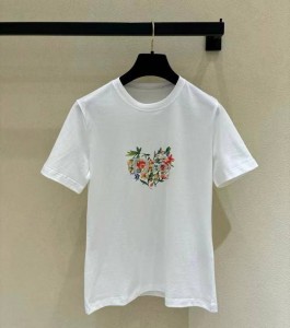 Женская футболка Christian Dior белая