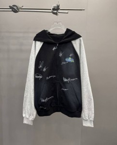 Женское худи на молнии Balenciaga