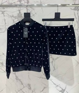 Женский костюм Saint Laurent черный