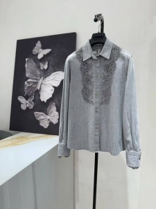 Женская рубашка Ermanno Scervino серая