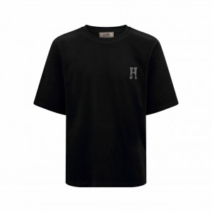Мужская футболка Hermes черная