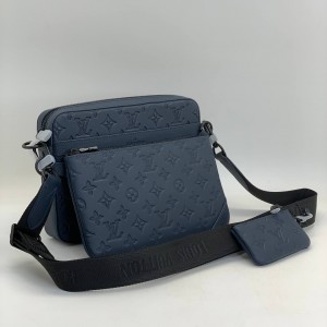 Мужская сумка мессенджер Louis Vuitton синяя