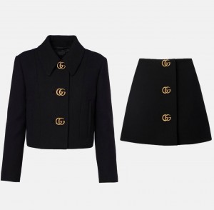 Женский костюм Gucci черный