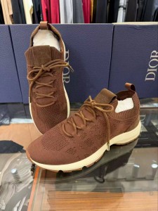Мужские кроссовки Christian Dior коричневые