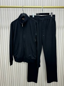 Мужской костюм Loro Piana черный