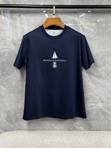 Мужская футболка Brunello Cucinelli синий