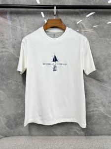 Мужская футболка Brunello Cucinelli белый