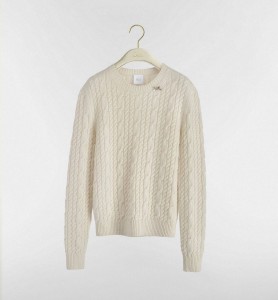 Женский кашемировый свитер Christian Dior белый Женский кашемировый свитер Christian Dior белый