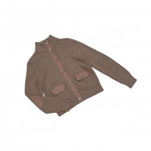 Женский кашемировый кардиган Loro Piana бежевый Женский кашемировый кардиган Loro Piana бежевый