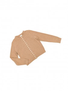 Женский кашемировый кардиган Celine бежевый