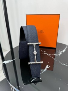 Мужской ремень Hermes синий Мужской ремень Hermes синий