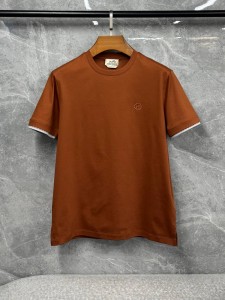 Мужская футболка Hermes коричневая