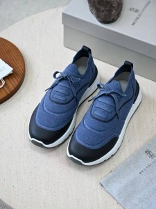 Мужские кроссовки Brunello Cucinelli синие