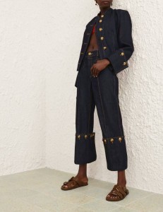 Женский джинсовый костюм Zimmermann