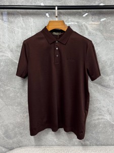 Мужское поло Loro Piana коричневое