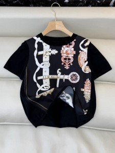 Женская трикотажная футболка Hermes