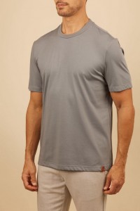 Мужская футболка Brioni серая